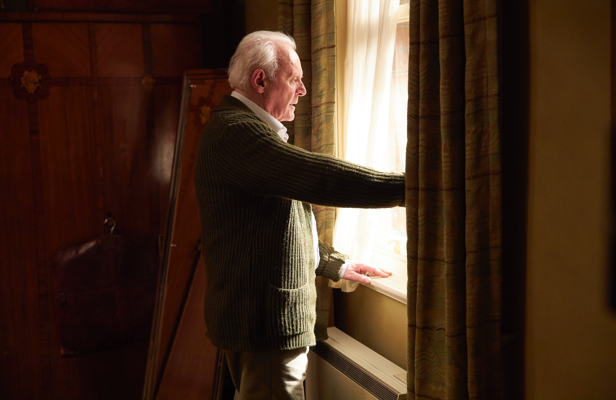 Image d'Anthony, incarné par Anthony Hopkins dans le film The Father